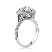 4.25ct Pear Shape Diamond Engagement Ring