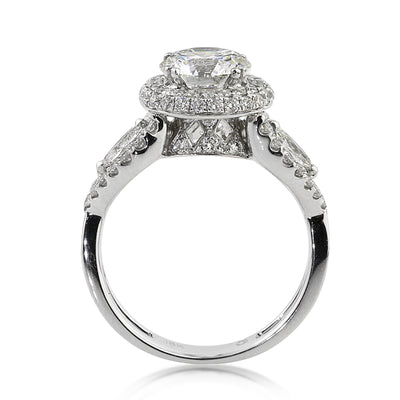 2.86ct Round Brilliant Cut Diamond Engagement Ring