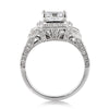 3.18ct Asscher Cut Diamond Engagement Ring
