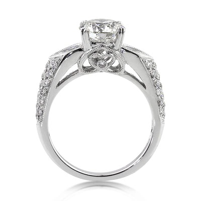 2.73ct Round Brilliant Cut Diamond Engagement Ring