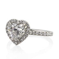 2.52ct Heart Shaped Diamond Engagement Ring