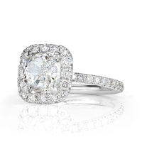 4.11ct Cushion Cut Diamond Engagement Ring