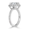 4.11ct Cushion Cut Diamond Engagement Ring