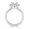 4.11ct Cushion Cut Diamond Engagement Ring