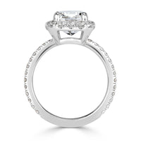 4.11ct Cushion Cut Diamond Engagement Ring