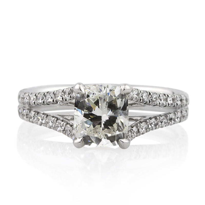 2.50ct Cushion Cut Diamond Engagement Ring
