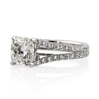 2.50ct Cushion Cut Diamond Engagement Ring