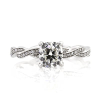 1.75ct Cushion Cut Diamond Engagement Ring