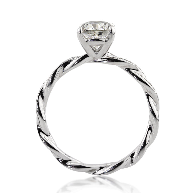 1.75ct Cushion Cut Diamond Engagement Ring