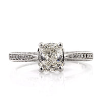 1.87ct Cushion Cut Diamond Engagement Ring