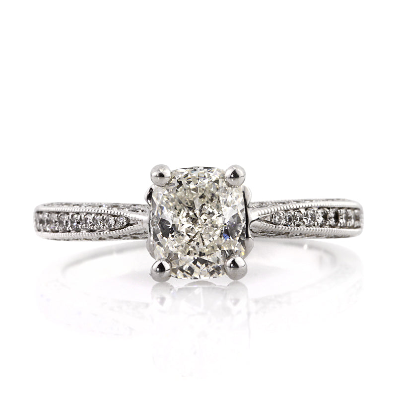 1.87ct Cushion Cut Diamond Engagement Ring
