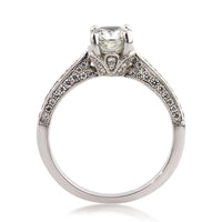 1.87ct Cushion Cut Diamond Engagement Ring
