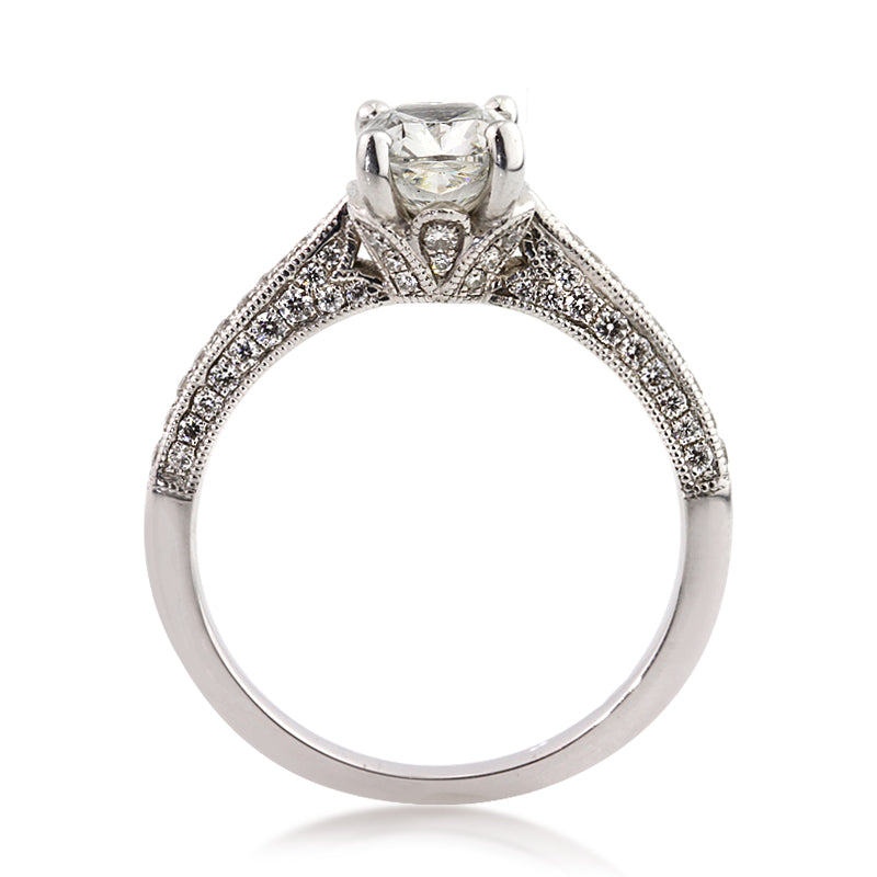 1.87ct Cushion Cut Diamond Engagement Ring