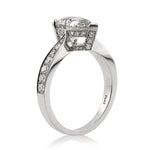 2.89ct Pear Shaped Diamond Engagement Ring