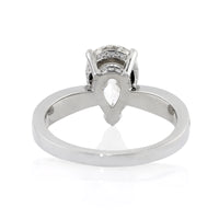 2.89ct Pear Shaped Diamond Engagement Ring