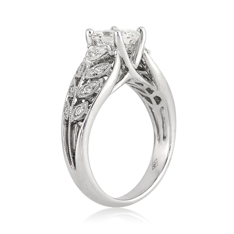 1.76ct Cushion Cut Diamond Engagement Ring