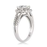 2.32ct Princess Cut Diamond Engagement Ring