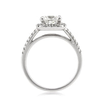 2.32ct Princess Cut Diamond Engagement Ring