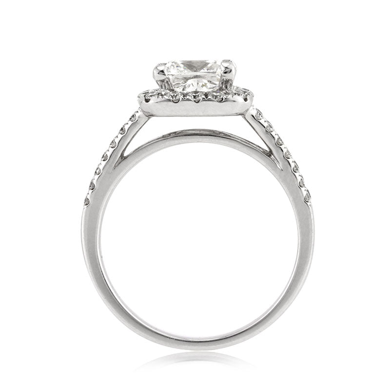 2.32ct Princess Cut Diamond Engagement Ring