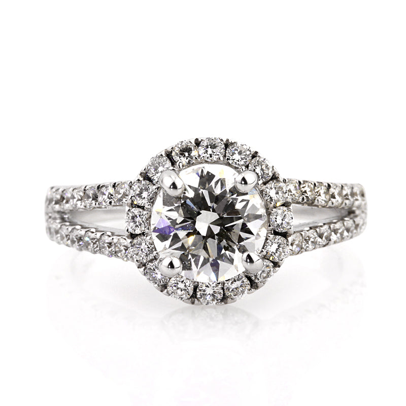 2.11ct Round Brilliant Cut Diamond Engagement Ring