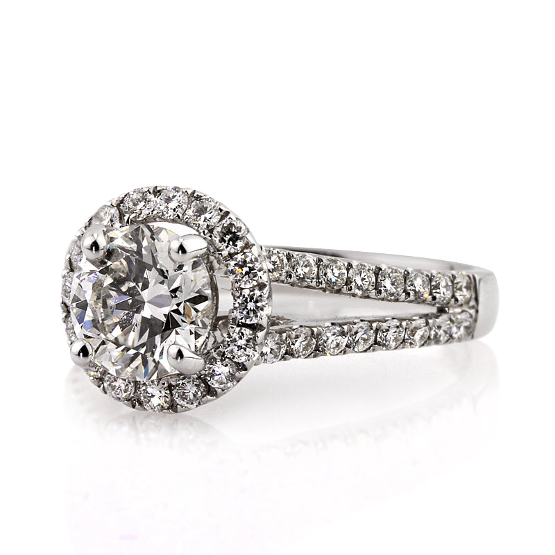 2.11ct Round Brilliant Cut Diamond Engagement Ring