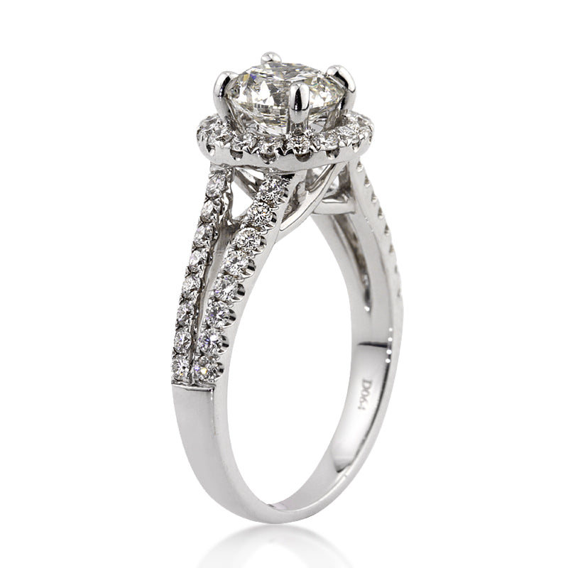 2.11ct Round Brilliant Cut Diamond Engagement Ring