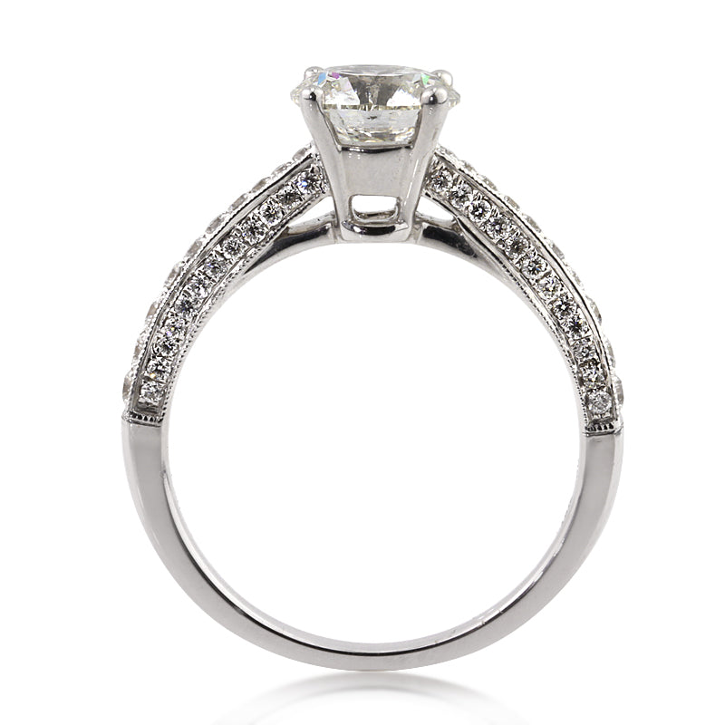 1.85ct Round Brilliant Cut Diamond Engagement Ring
