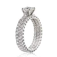 3.21ct Cushion Cut Diamond Engagement Ring