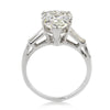 5.38ct Pear Shaped Diamond Engagement Ring