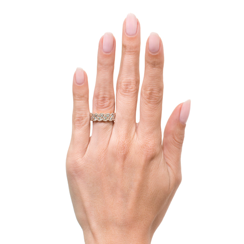 1.40ct Round Brilliant Cut Diamond Ring in 14k Rose Gold