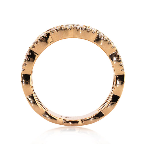 1.90ct Rose Gold Round Cut Diamond Ring