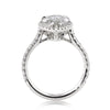 3.91ct Pear Shape Diamond Engagement Ring