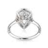 3.91ct Pear Shape Diamond Engagement Ring
