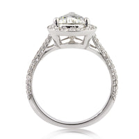 2.83ct Pear Shaped Diamond Engagement Ring