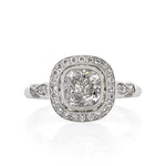 2.01ct Cushion Cut Diamond Engagement Ring