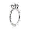 1.81ct Antique Cushion Brilliant Diamond Engagement Ring