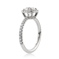 1.81ct Antique Cushion Brilliant Diamond Engagement Ring
