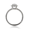 1.81ct Antique Cushion Brilliant Diamond Engagement Ring
