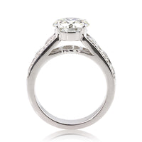 3.97ct Round Brilliant Cut Diamond Engagement Ring