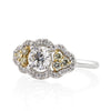 1.25ct Antique Round Brilliant Cut Diamond Engagement Ring