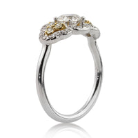 1.25ct Antique Round Brilliant Cut Diamond Engagement Ring