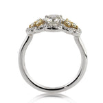 1.25ct Antique Round Brilliant Cut Diamond Engagement Ring