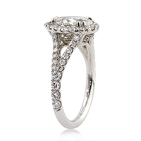 2.57ct Pear Shaped Diamond Engagement Ring