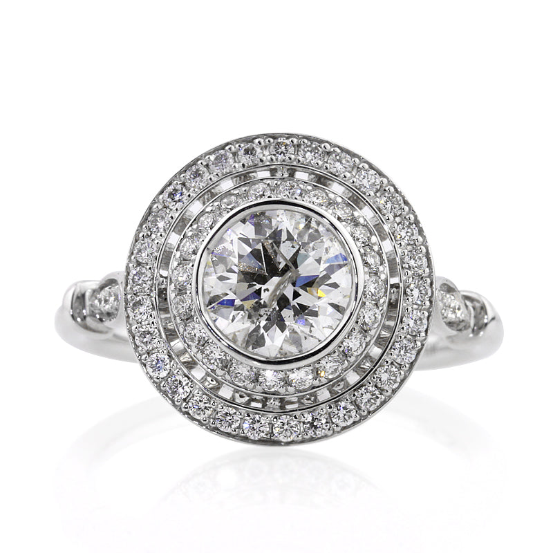 1.74ct Round Brilliant Cut Diamond Engagement Ring