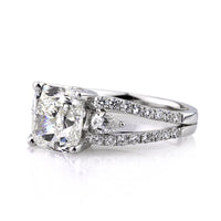 3.95ct Cushion Cut Diamond Engagement Ring