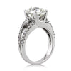 3.95ct Cushion Cut Diamond Engagement Ring