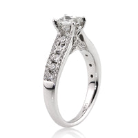 2.05ct Princess Cut Diamond Engagement Ring