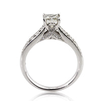 2.05ct Princess Cut Diamond Engagement Ring