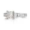 3.08ct Princess Cut Diamond Engagement Ring