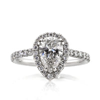 2.00ct Pear Shaped Diamond Engagement Ring